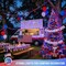 250-LED Red, White, and Blue String Lights - 91.5ft Waterproof Patriotic Fairy Lights - 8 Lighting Modes & Connectable Outdoor Decor for 4th of July and 2026 Sestercentennial Celebrations